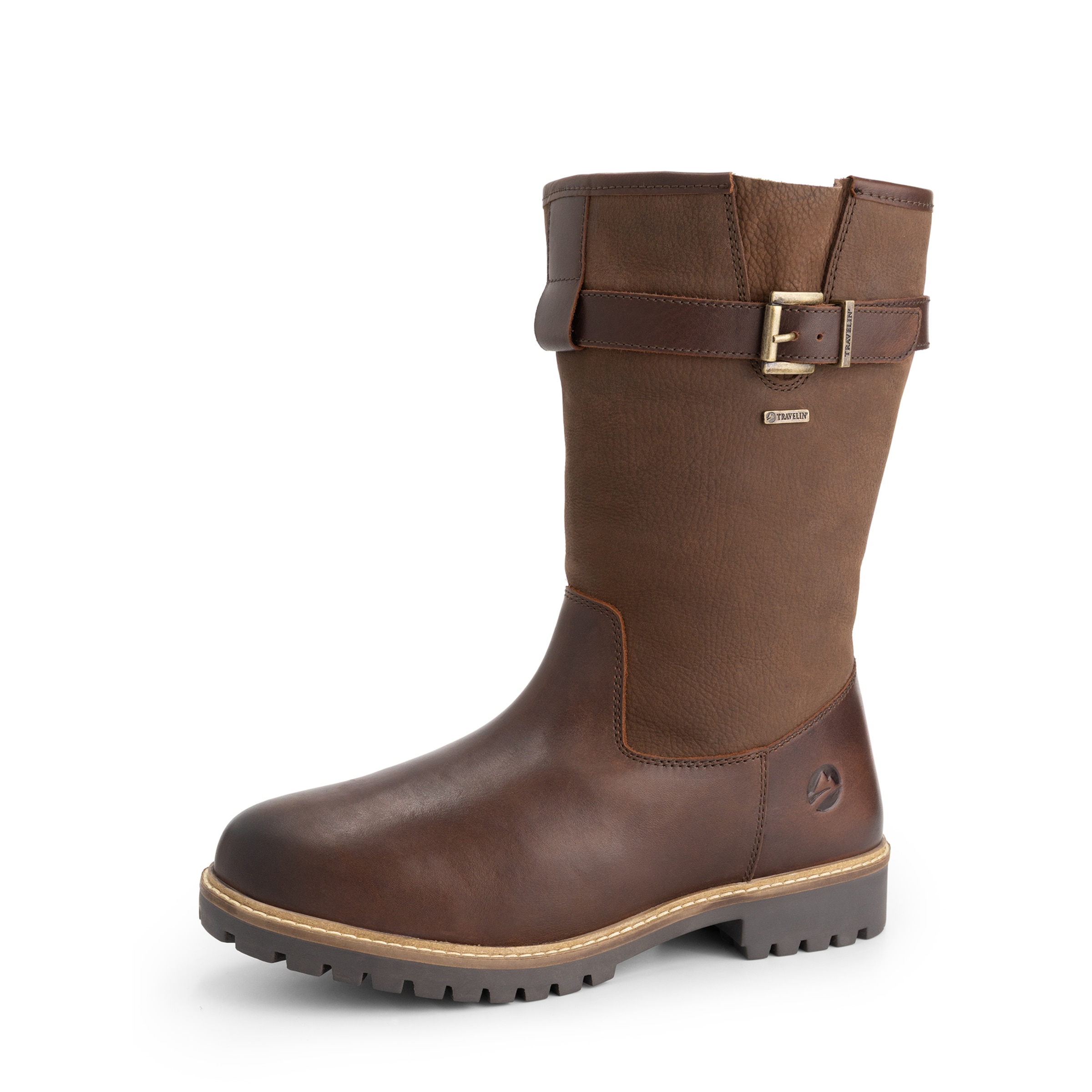 Travelin Laarzen in Bruin: voorkant