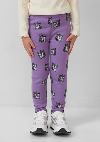 Skinny Leggings s.Oliver en violet : devant