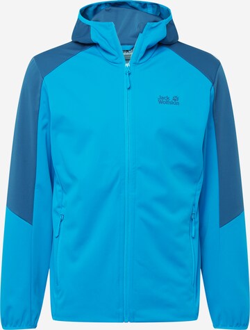 Veste outdoor JACK WOLFSKIN en bleu : devant