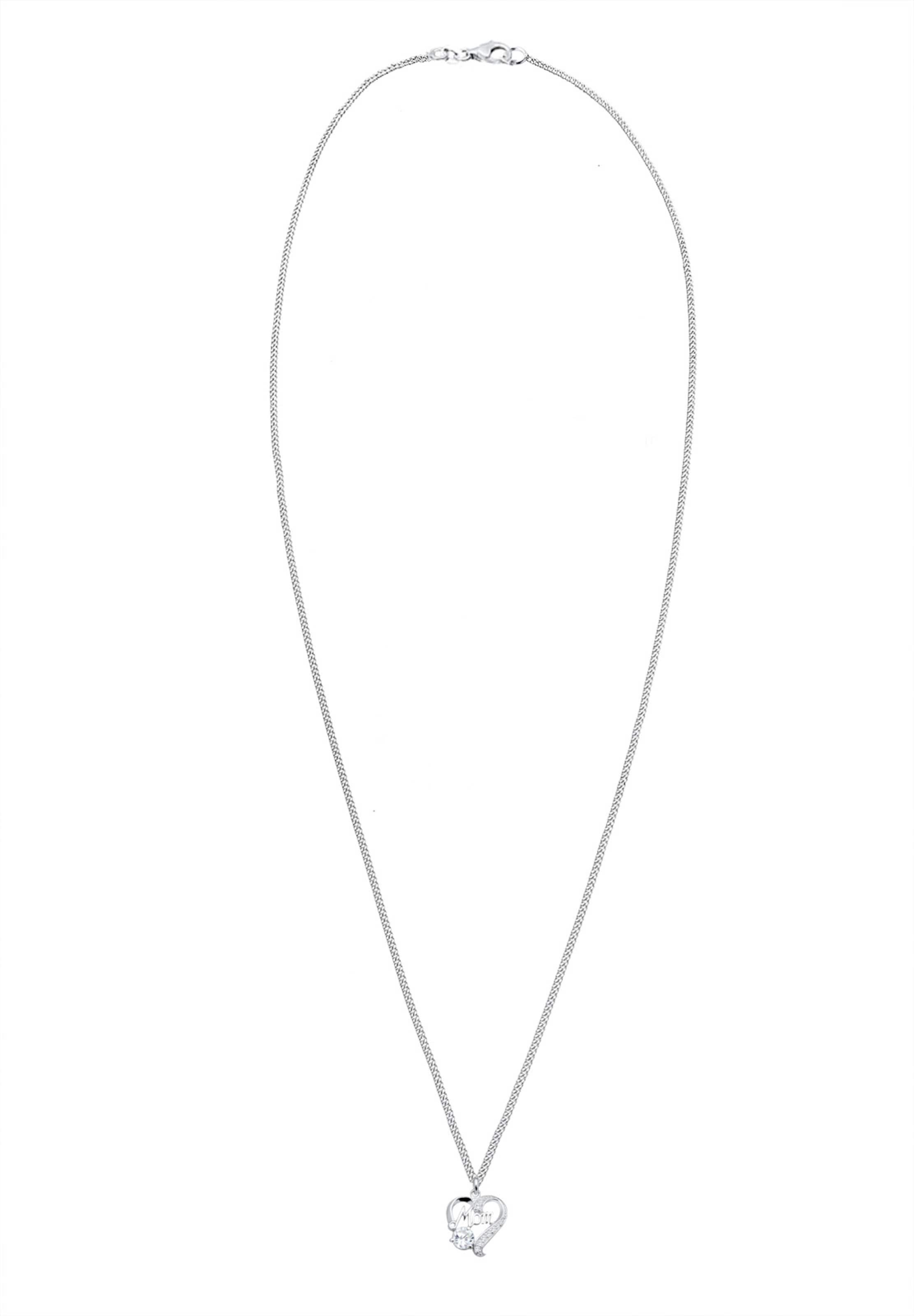 ELLI Kette 'Herz' in Silber