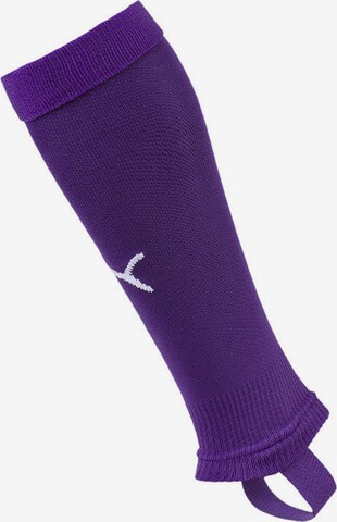 PUMA Soccer Socks in Purple: front