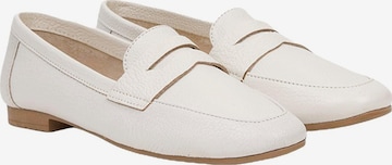 Mocassin 'Slipper' Desa en blanc : devant