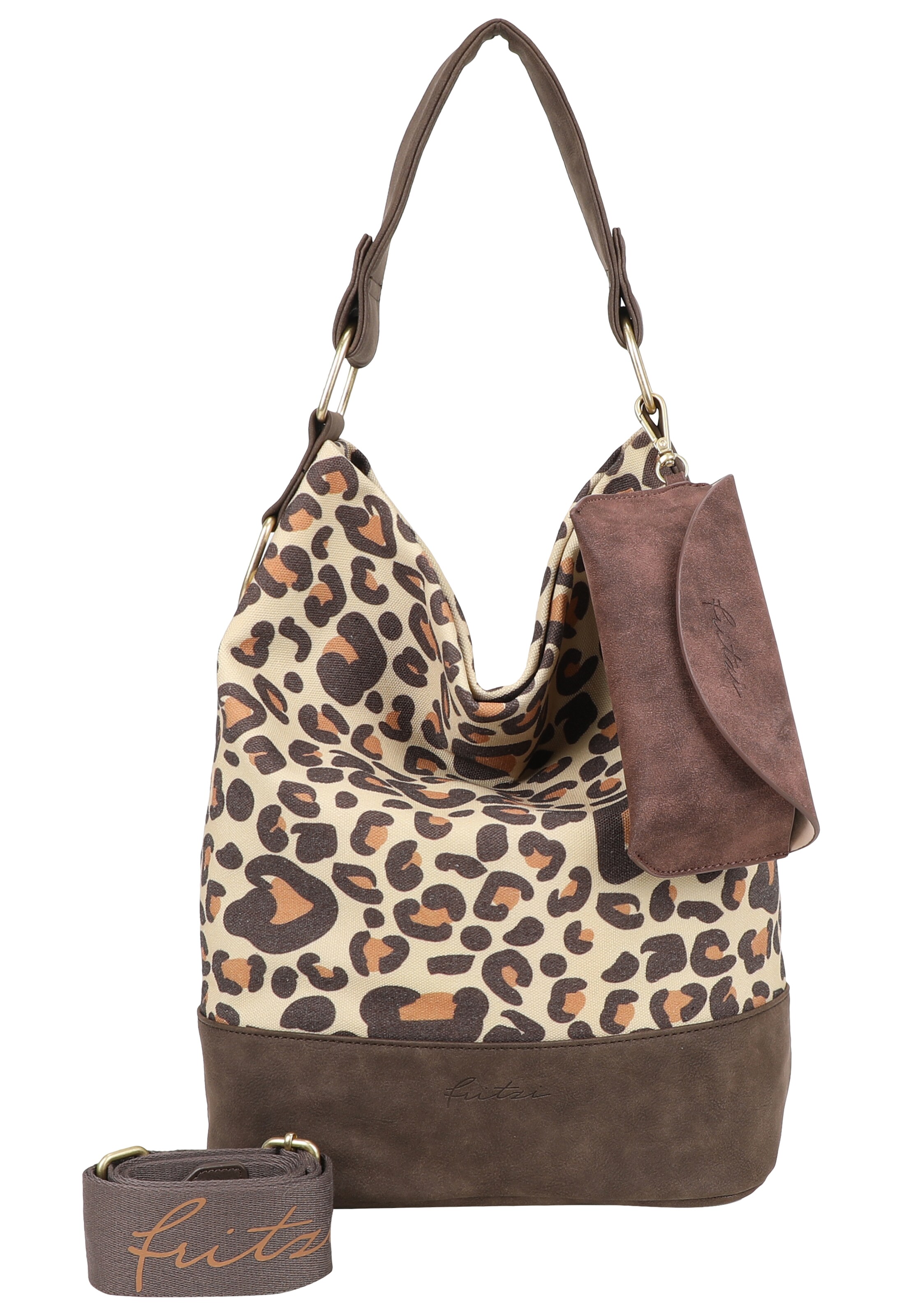Fritzi aus Preußen Shopper 'Izzy07' in Brown: front