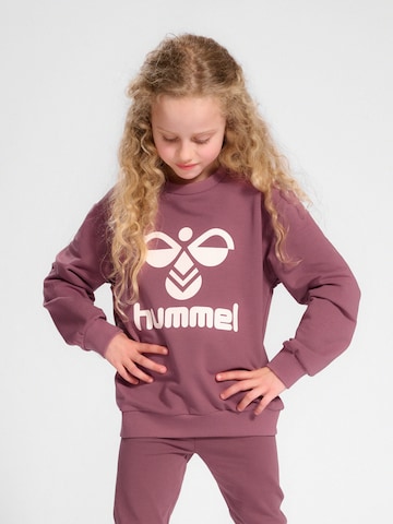 Hummel Sportovní mikina 'Dos' – fialová: přední strana