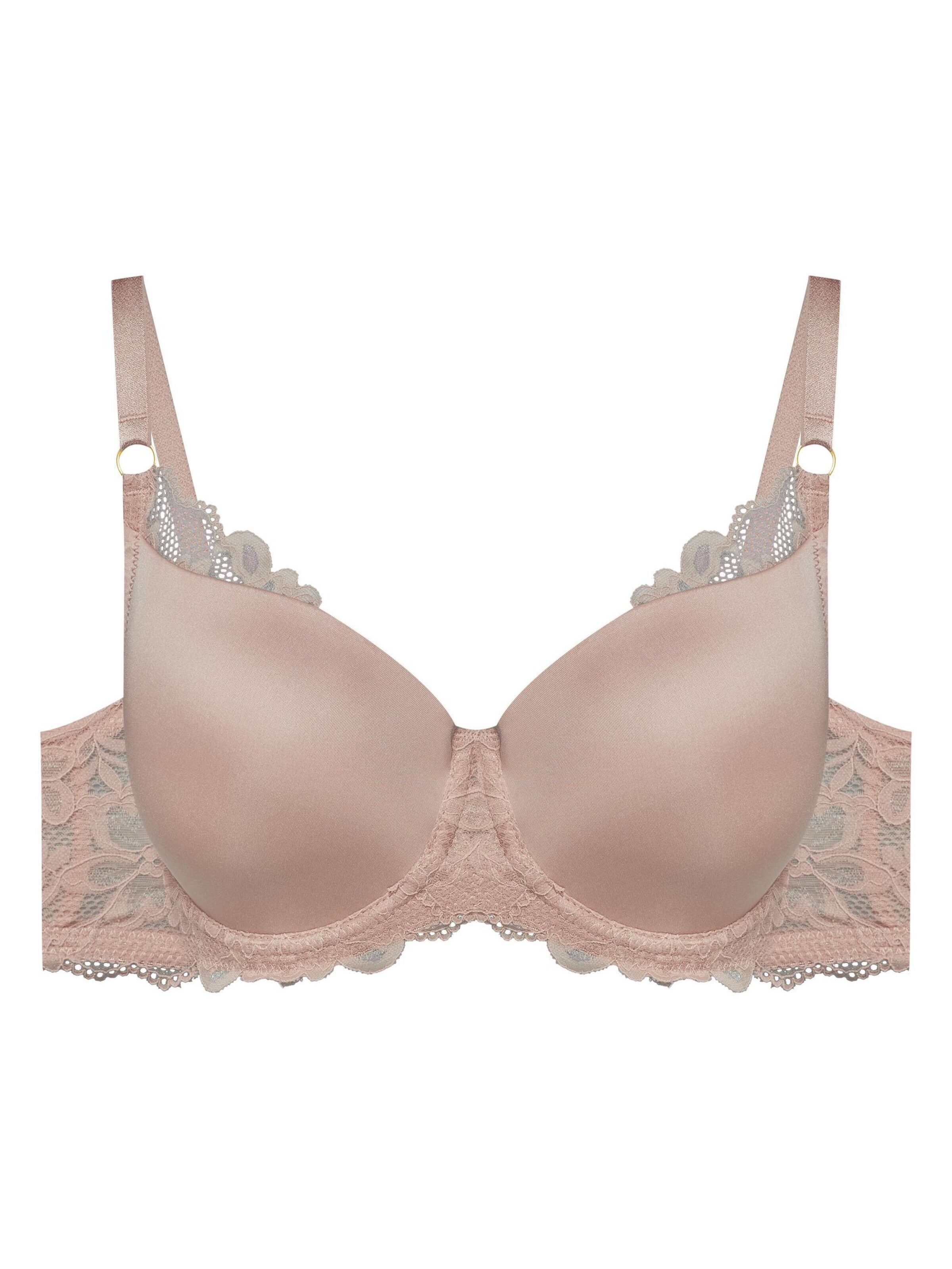 ESOTIQ - Clásico Sujetador 'Bügel-BH Notty, glatte Cups, breite Träger' en beige: frente