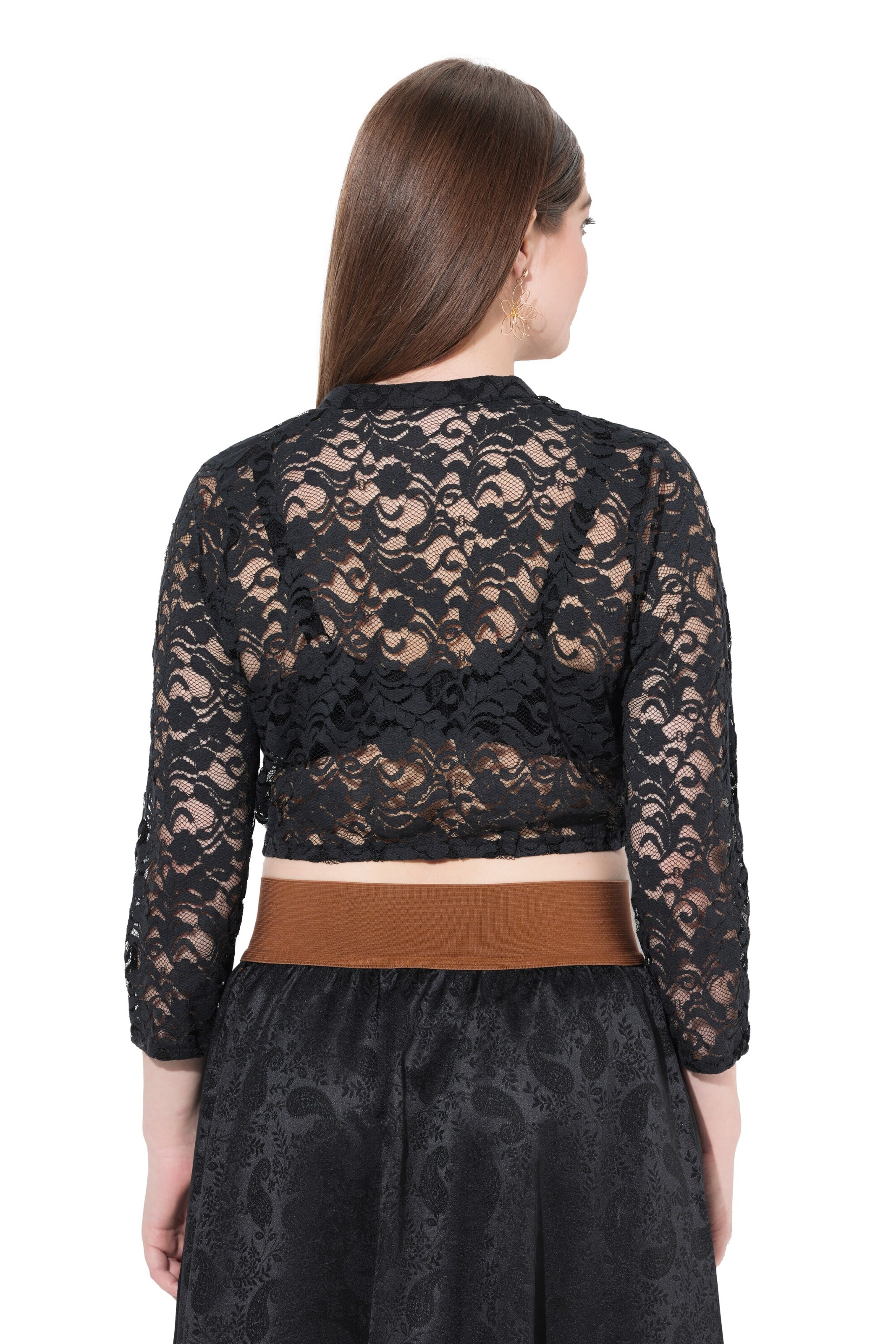 Ulla Popken Bluse in Schwarz