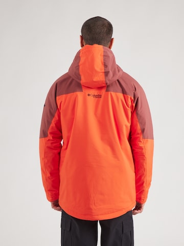 COLUMBIA Sportjacke 'PowBound' in Orange: Rückseite