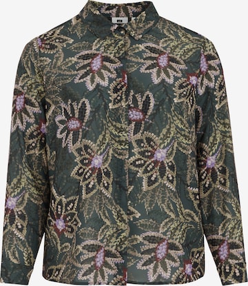 WE Fashion Blouse in Green: front