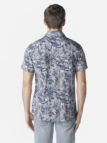 KOROSHI Regular fit Button Up Shirt in Blue