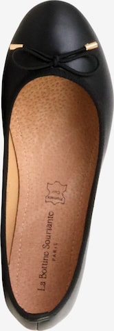 Super Mode Baleriny 'LBS-Lederballerinas' w kolorze czarny