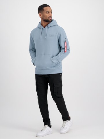 ALPHA INDUSTRIES Sweatshirt in Blue