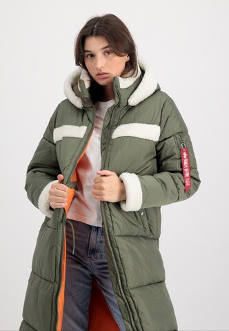 ALPHA INDUSTRIES Zimní bunda – zelená