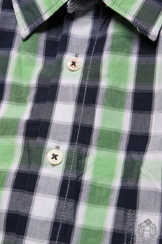 Hatico Button Up Shirt in M in Blue