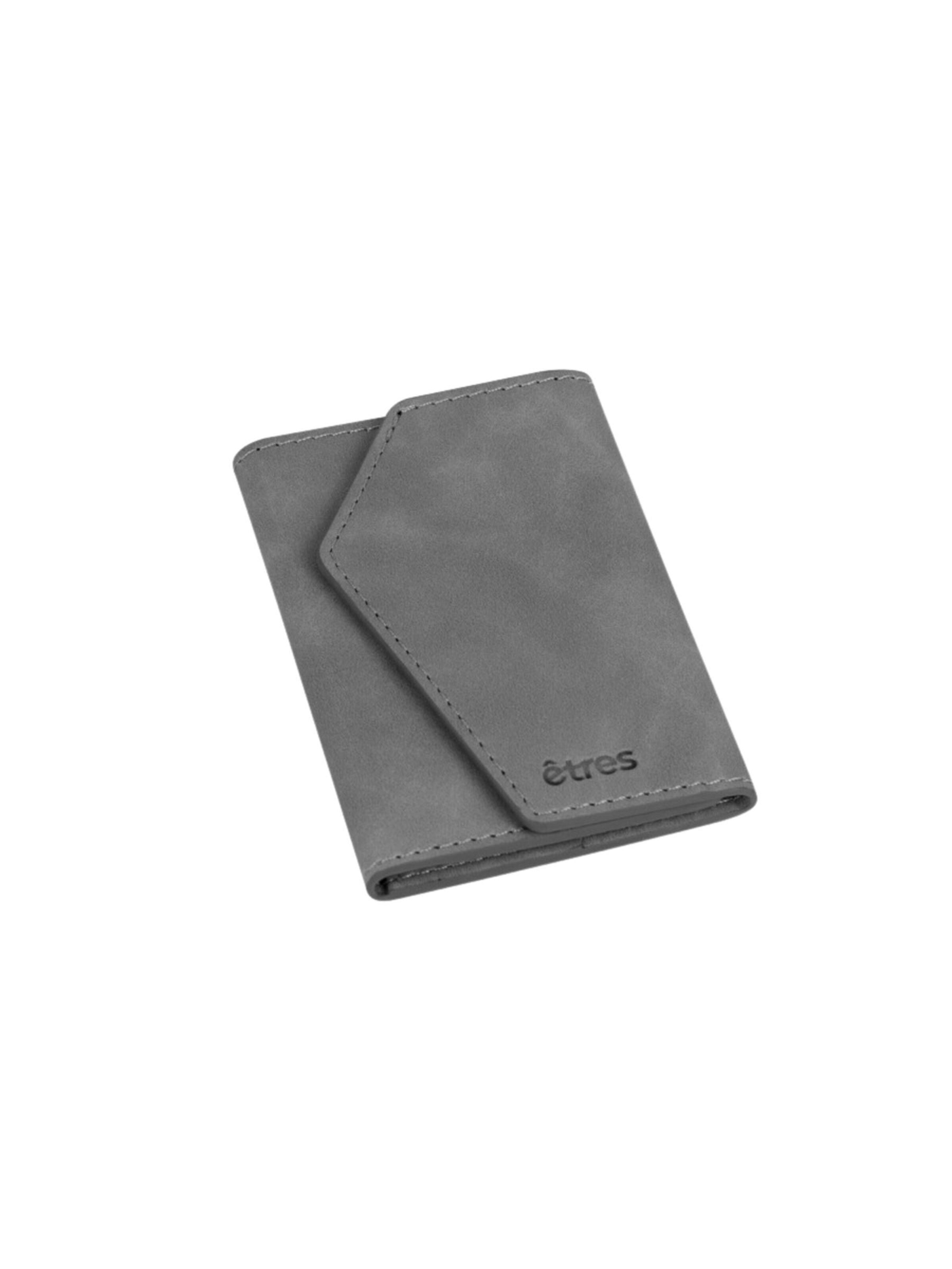 Techmade Wallet 'Etres Smart Wallet - Icon • Easy' in Grey: front