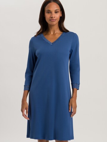 Hanro Nightgown ' Moments ' in Blue: front