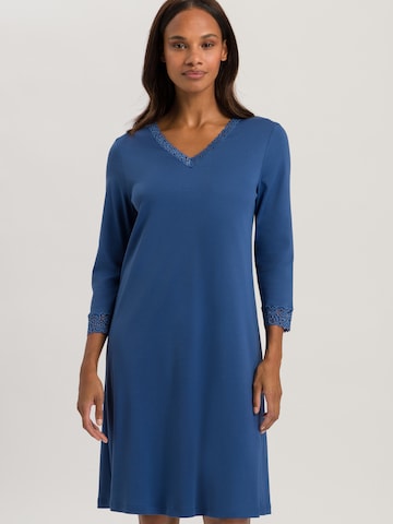 Hanro Nightgown ' Moments ' in Blue: front