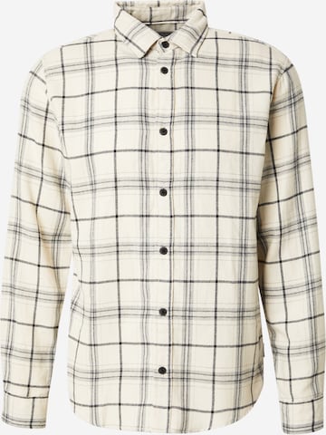 JJ Rebel Skjorta 'JREBCHASE' i beige: framsida