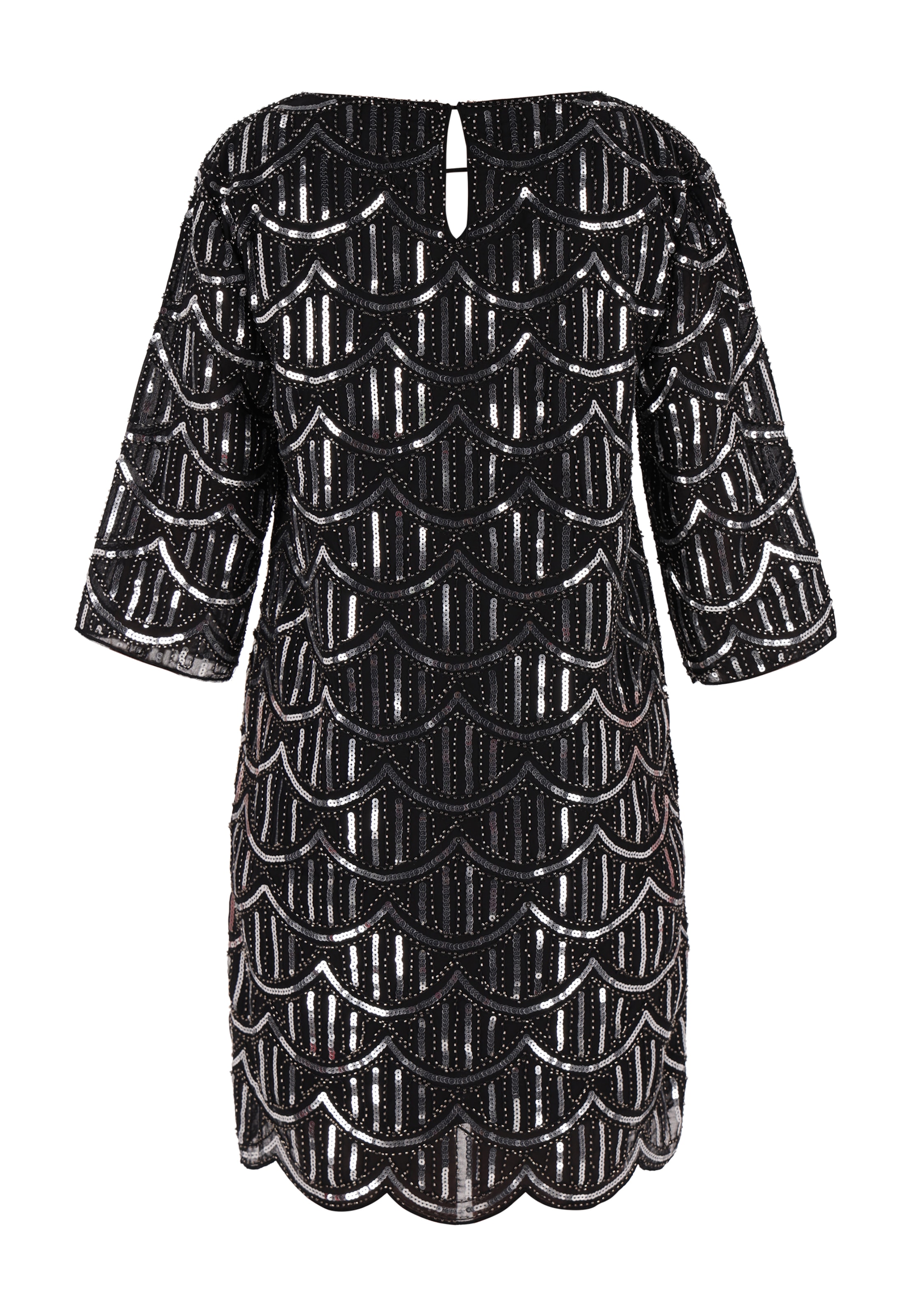 NAEMI Kokteilové šaty - Čierna: predná strana