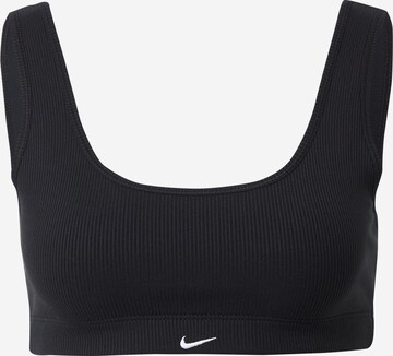 NIKE Bustier Sport-BH 'ALATE' in Schwarz: predná strana