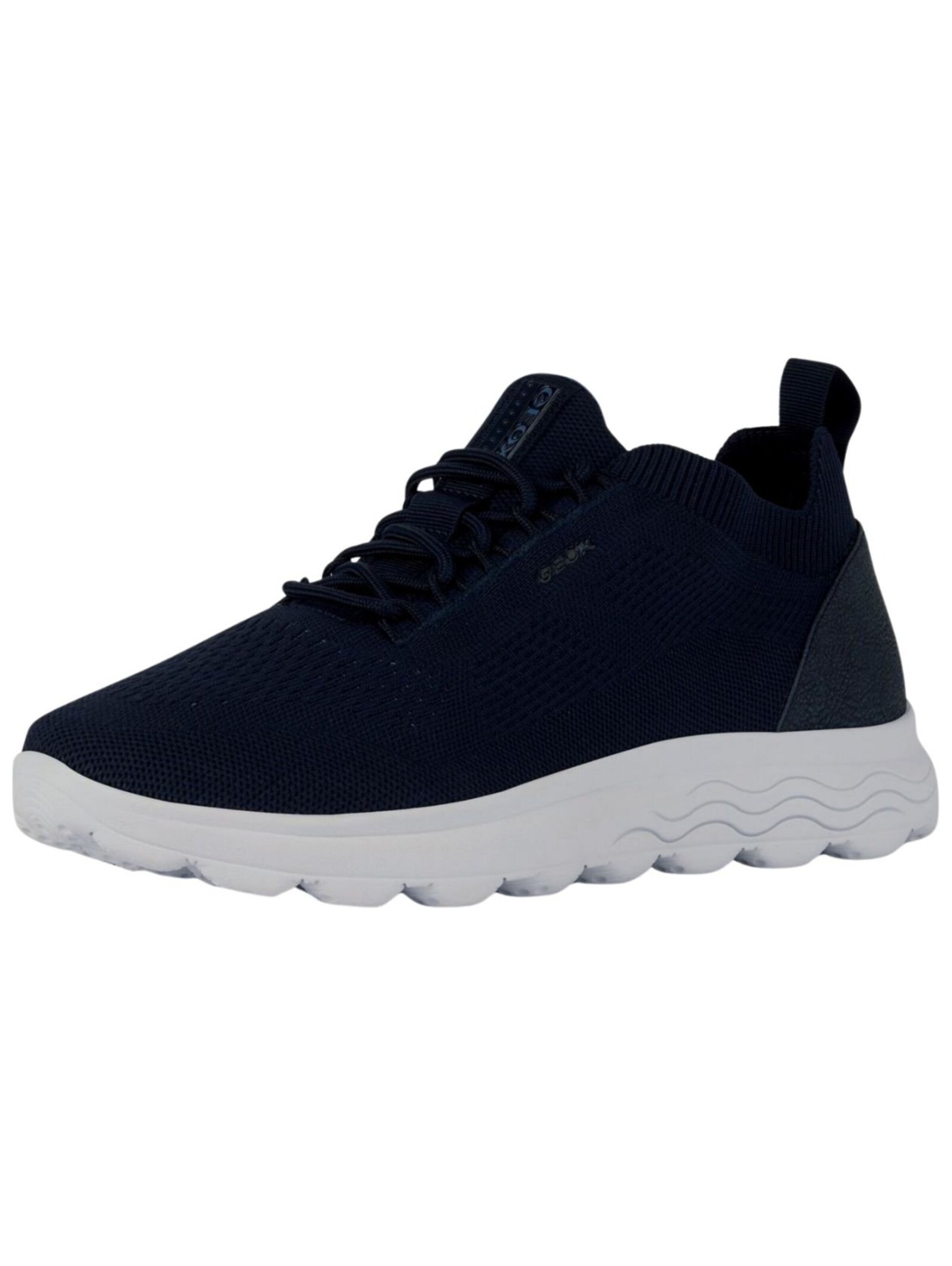 GEOX Platform trainers in Blue: front