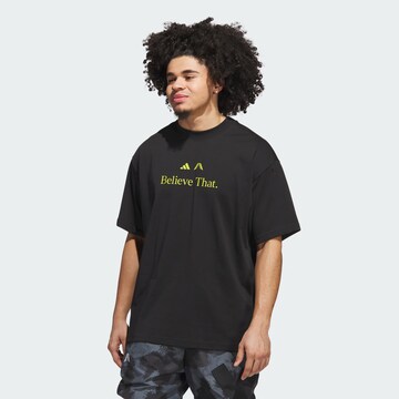 ADIDAS PERFORMANCE Performance shirt 'Anthony Edwards Believe That' in Black: front