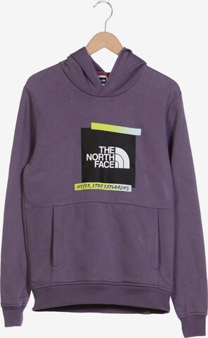 THE NORTH FACE Sweatshirt & Zip-Up Hoodie in M in Purple: front