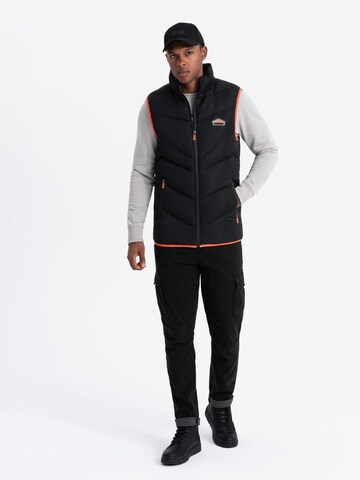 Ombre Bodywarmer in Zwart