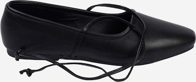 Balerinos su dirželiais iš Trendyol, spalva – juoda, Prekių apžvalga