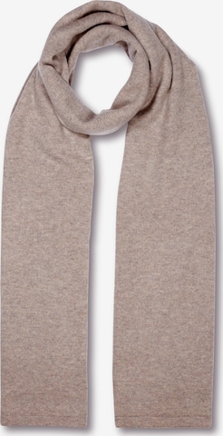 FALKE Scarf 'Pure Cashmere' in Brown: front