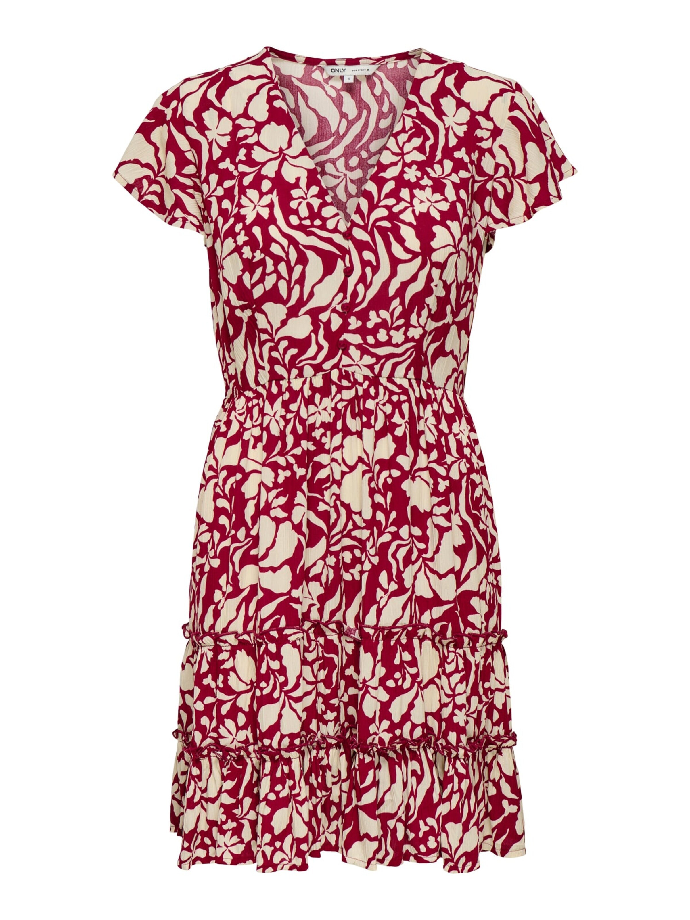 ONLY Dress 'Claudette' in Red: front