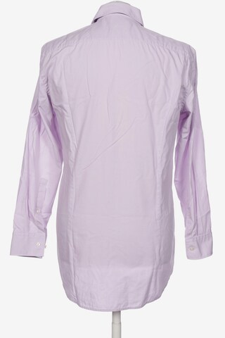 HUGO Red Button Up Shirt in M in Purple