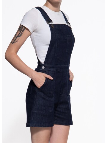 Queen Kerosin Regular Jean Overalls in Blue