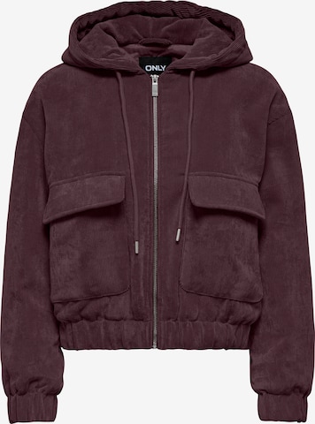 Veste mi-saison 'ONLSUVA' ONLY en rouge : devant