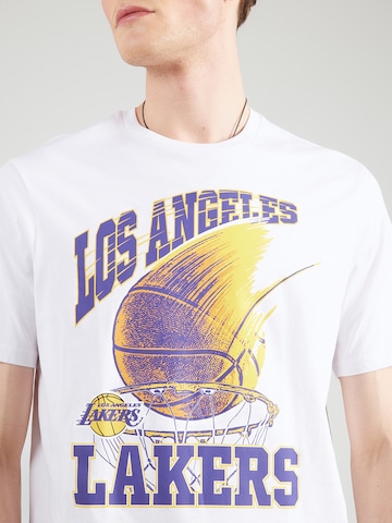 NEW ERA T-shirt 'NBA LOSLAK' i vit
