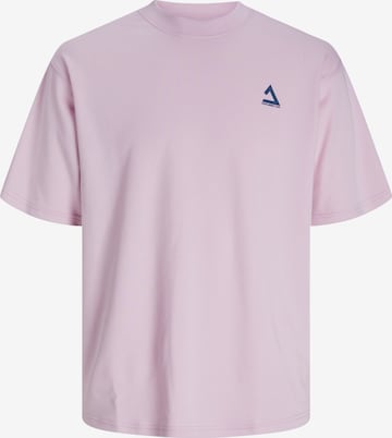 T-Shirt 'Triangle Summer' JACK & JONES en violet : devant