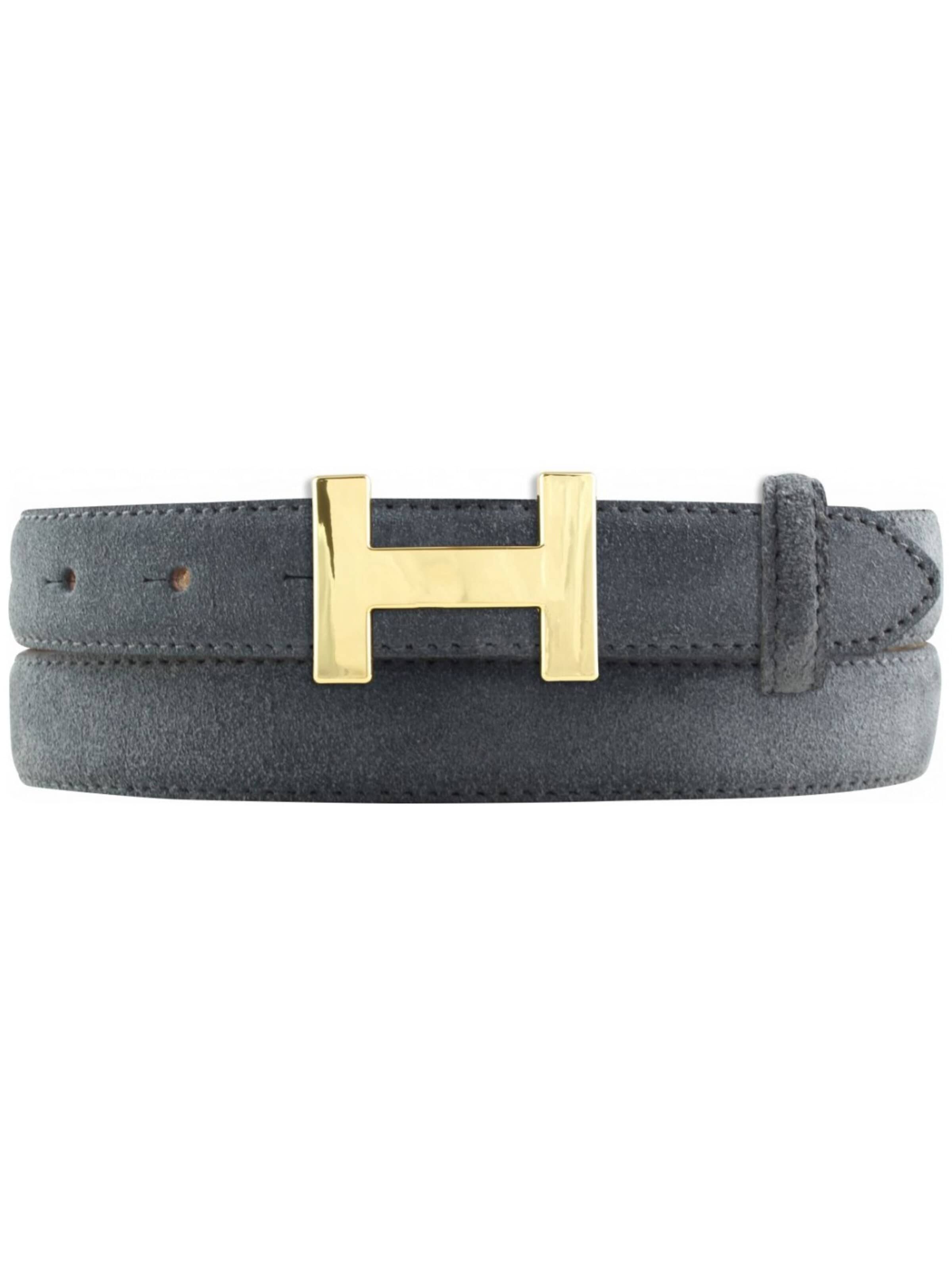 BELTINGER Gürtel 'Horus'‌‌‌‌ in Grau: Vorderseite