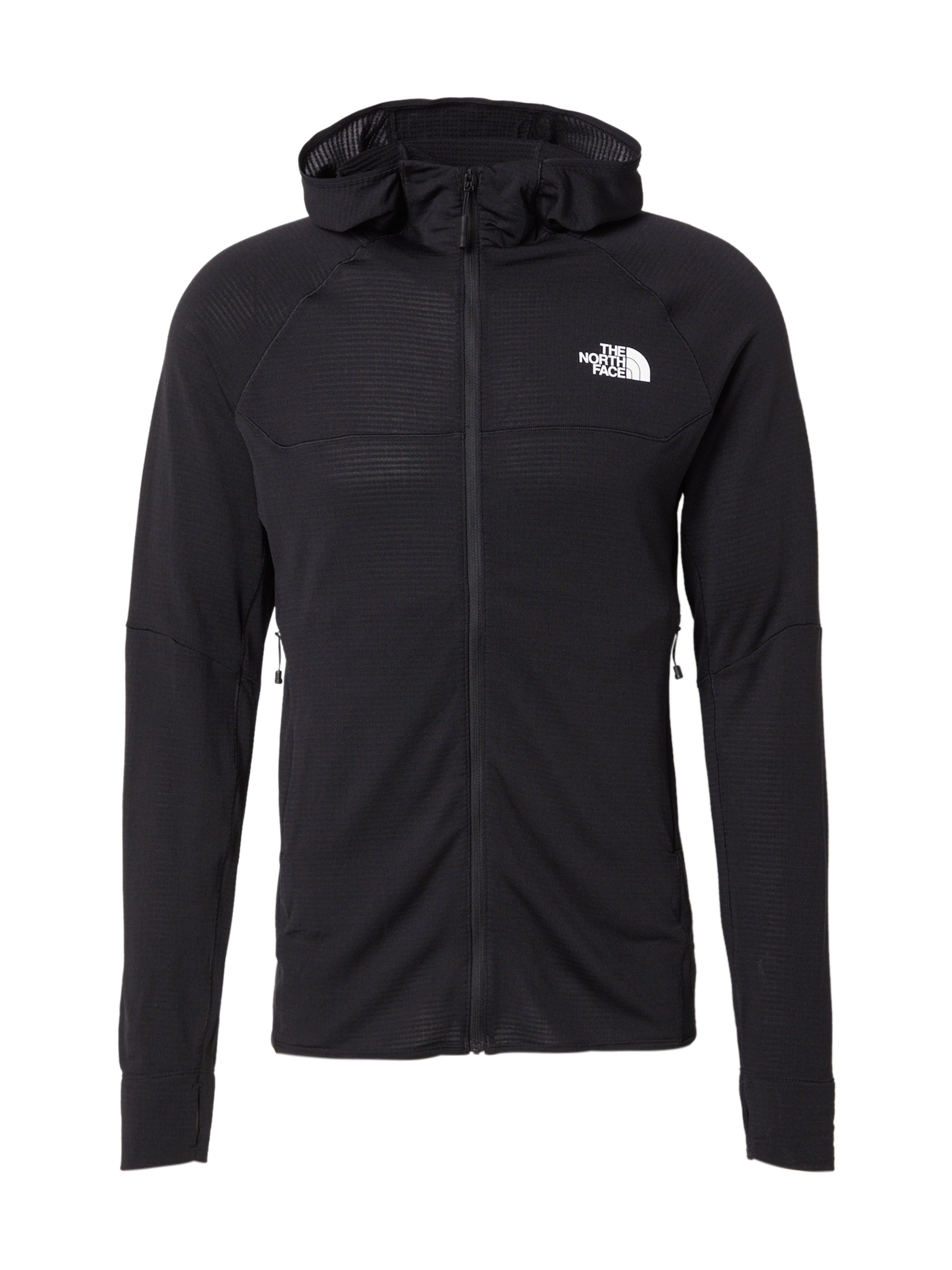 THE NORTH FACE Funkcionalna jopa iz flisa | črna barva: sprednja stran