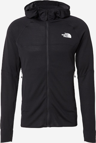 THE NORTH FACE Funkcionalna jopa iz flisa | črna barva: sprednja stran