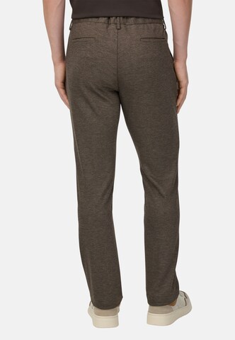 Boggi Milano Regular Broek 'B Jersey' in Bruin