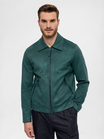 Antioch Between-Season Jacket in Green: front