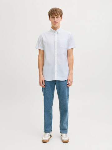 JJ RebelRegular Fit Košulja 'JREBKEITH' - bijela boja