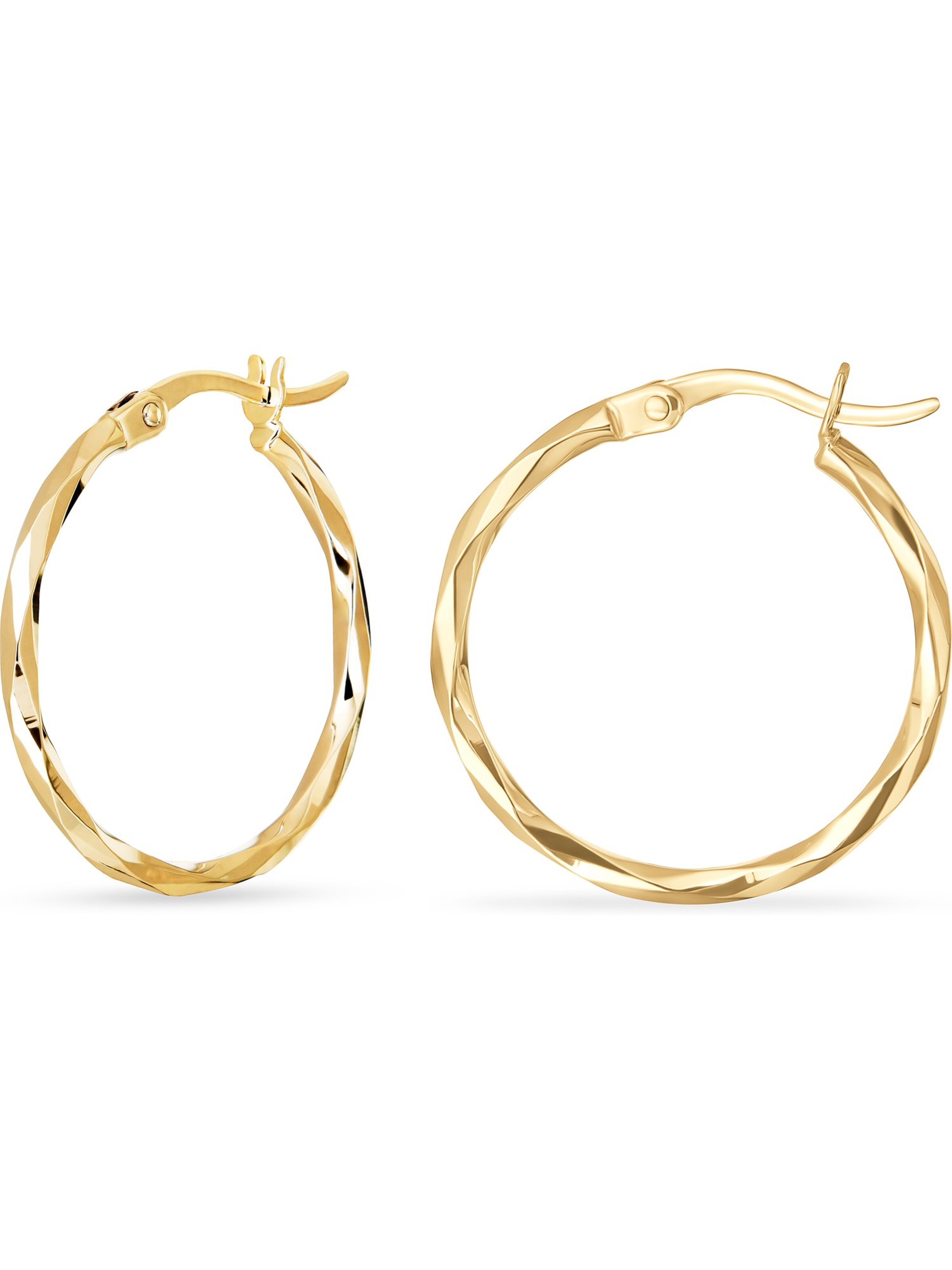 CHRIST Ohrringe in Gelb