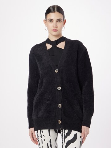 River Island Knit cardigan in Black: front