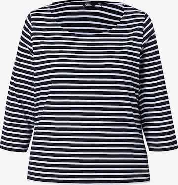 Ulla Popken Shirt in Zwart: voorkant