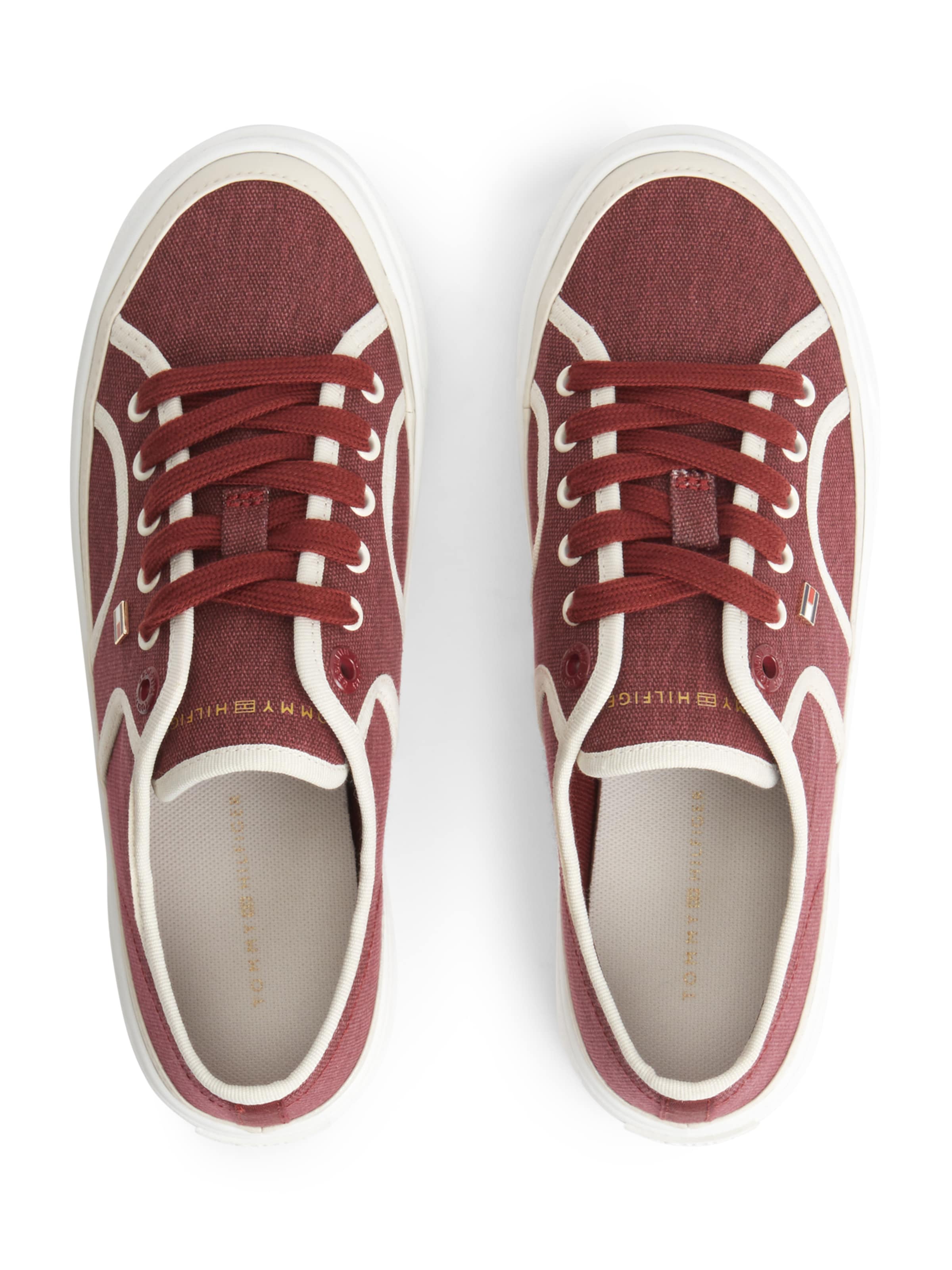 Baskets basses TOMMY HILFIGER en rouge