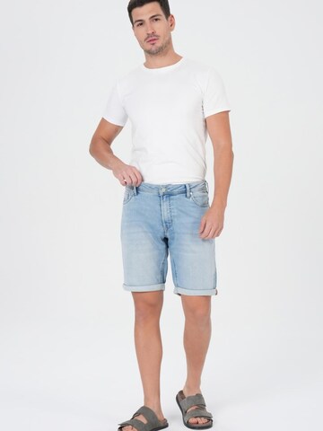 M.O.D MIRACLE OF DENIM Regular Jeans in Blauw: voorkant