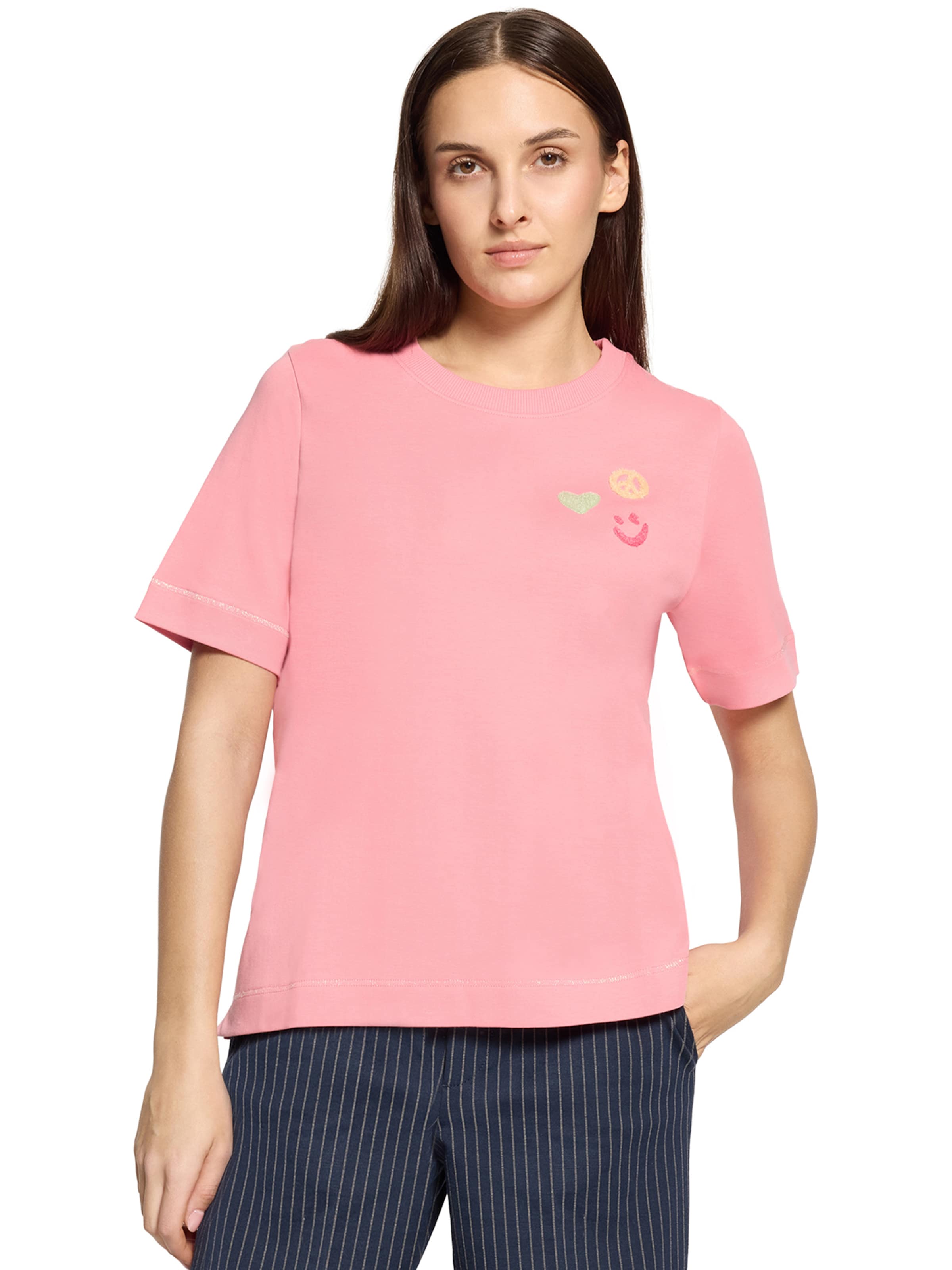 Cartoon Shirt in Pink: front