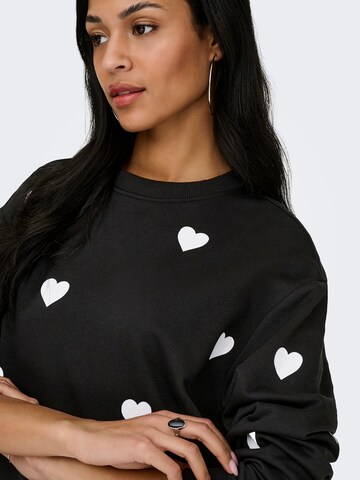 JDY Sweatshirt 'JDYNANNA' in Black