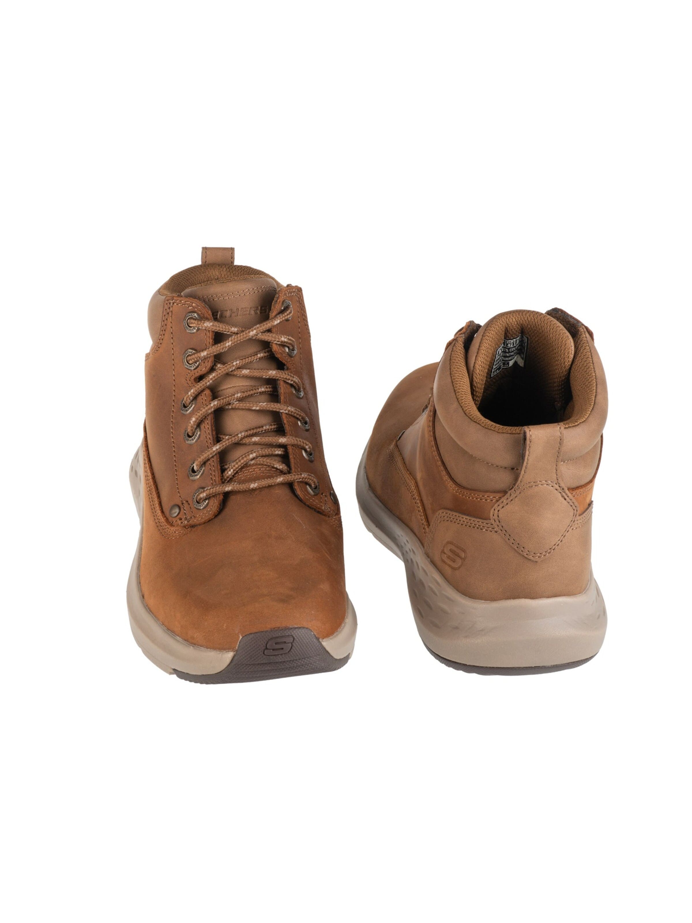 SKECHERS Veterboots in Bruin