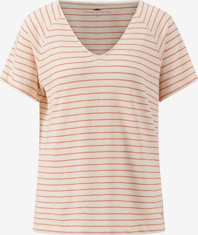 FYNCH-HATTON Shirt in creme / orange, Produktansicht